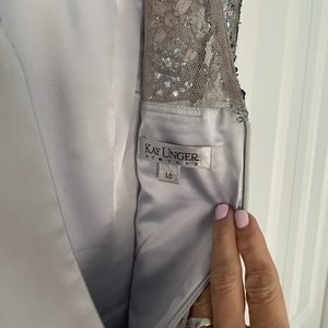 Classy and elegant silver dress